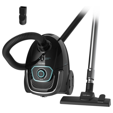 Cecotec Vacuum cleaner | Conga Powerbag 2500 Plus | Bagged | Dust capacity 2.5 L | Power 850 W | Black
