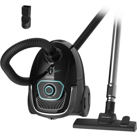 Cecotec Vacuum cleaner | Conga Powerbag 2500 Plus | Bagged | Dust capacity 2.5 L | Power 850 W | Black