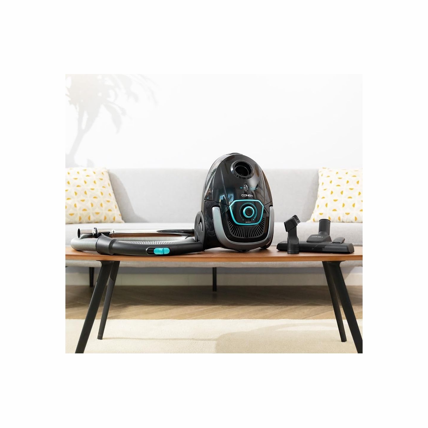 Cecotec Vacuum cleaner | Conga Powerbag 2500 Plus | Bagged | Dust capacity 2.5 L | Power 850 W | Black