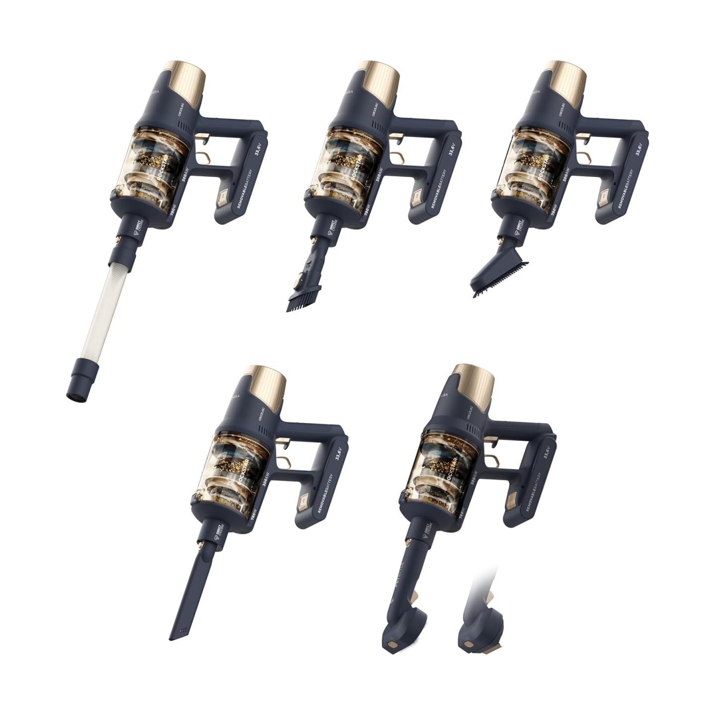 Cecotec Vacuum cleaner | Rockstar RX70 AquaPet Flex Conga | Cordless operating | Stick/handheld | 780 W | Operating time (max) 1