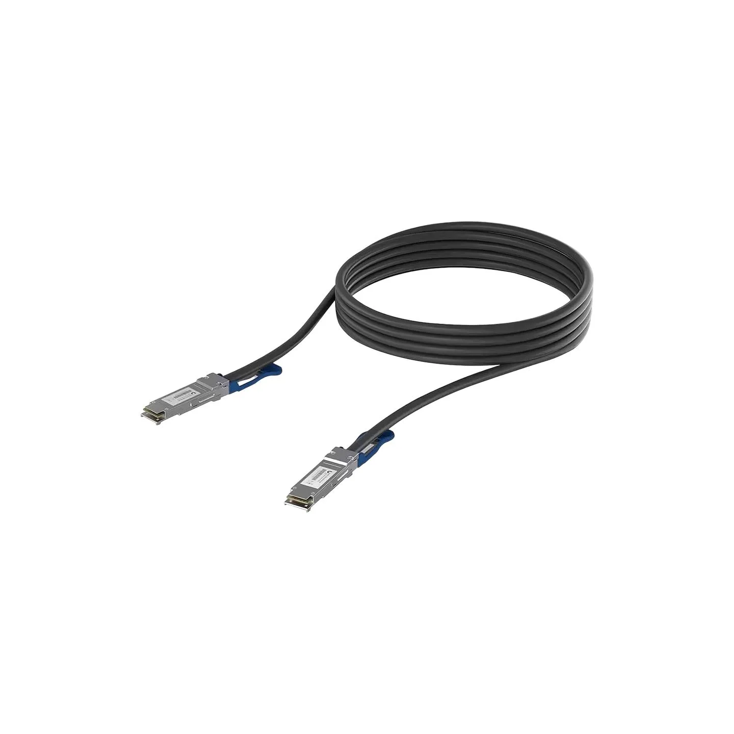 Ubiquiti UACC-DAC-QSFP28-0.5M QSFP28 direct attach cable with a 100 Gbps max data rate, Compatible with QSFP28 and QSFP+ interfa