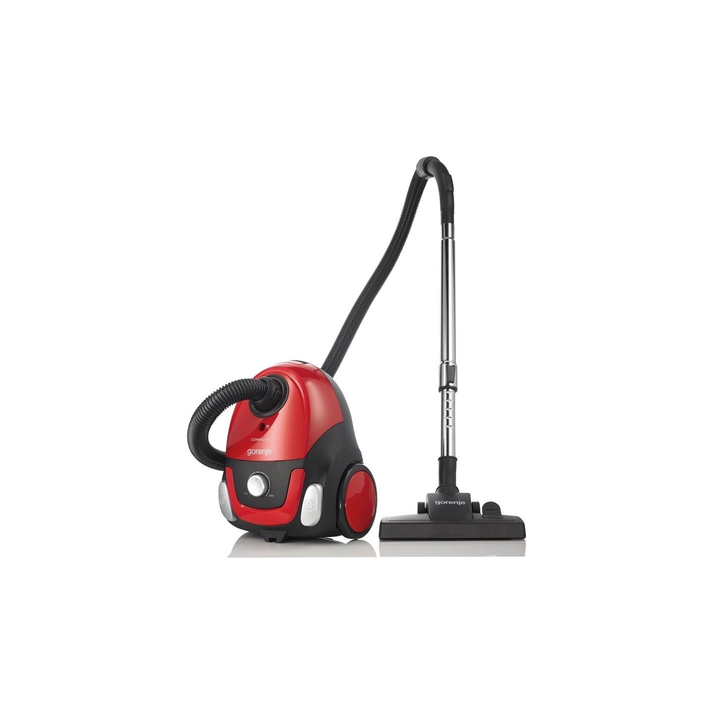 Gorenje | Vacuum cleaner | VCEB11CXRII | Bagged | Power 800 W | Dust capacity 2 L | Red