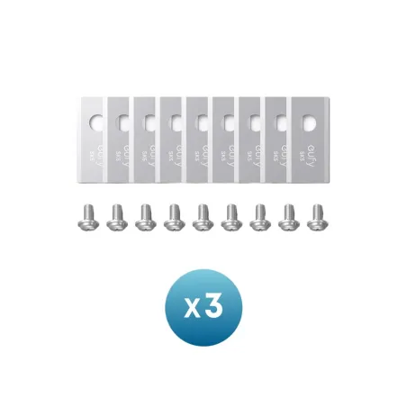 Anker Eufy Replacement Blade Set: 3x (9 Lawn Mower Blades and 9 Screws) Compatible E15/E18