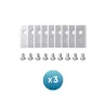 Anker Eufy Replacement Blade Set: 3x (9 Lawn Mower Blades and 9 Screws) Compatible E15/E18