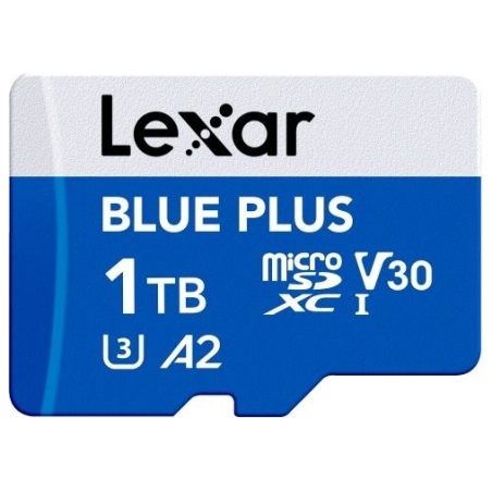 Lexar Memory card microSD card 1TB C10 A2 U3 V30 170MB/s Blue Plus