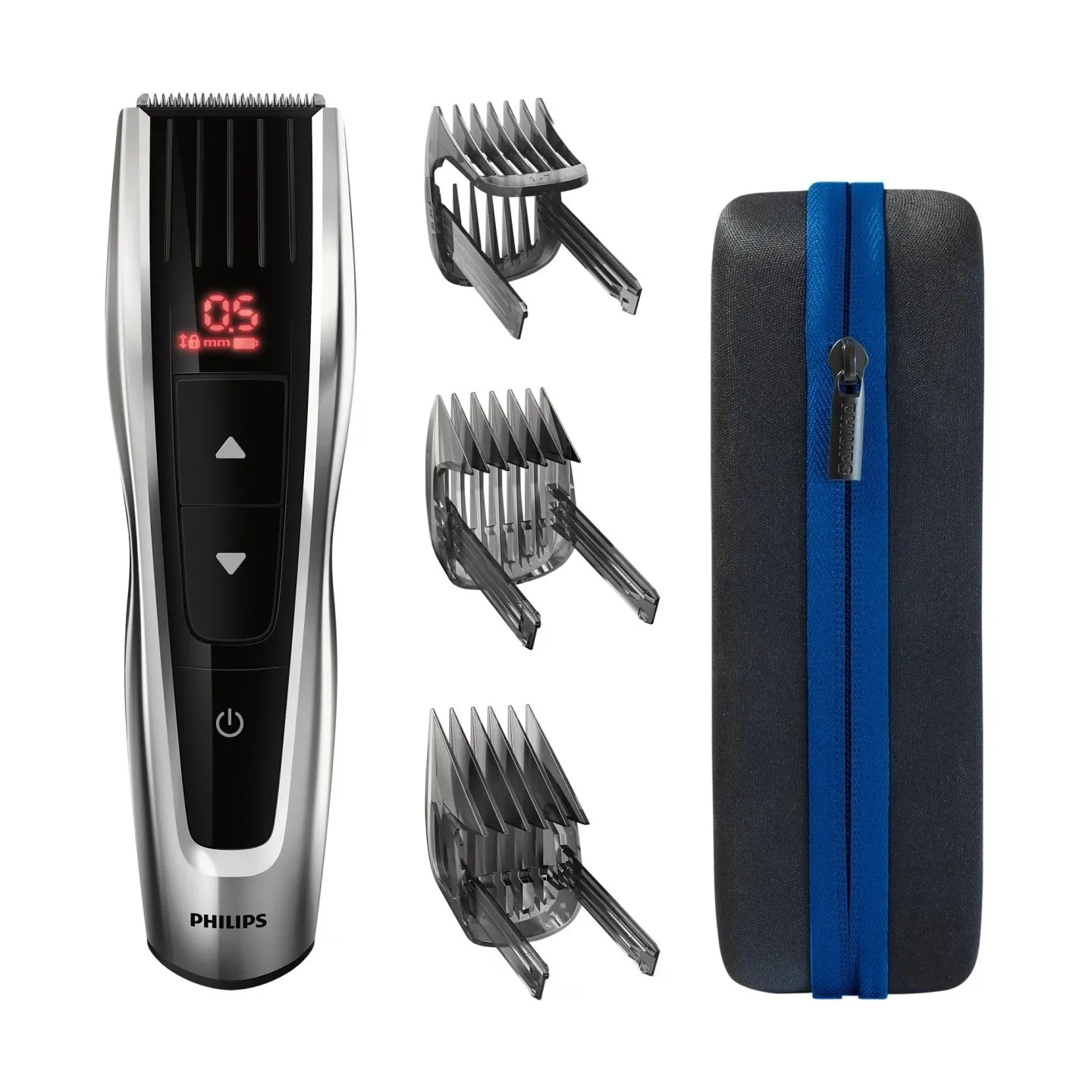 Philips series 9000 Hair clipper HC9420/15, self sharpening metal blades, 60 length settings, 120 min. operating without a cable