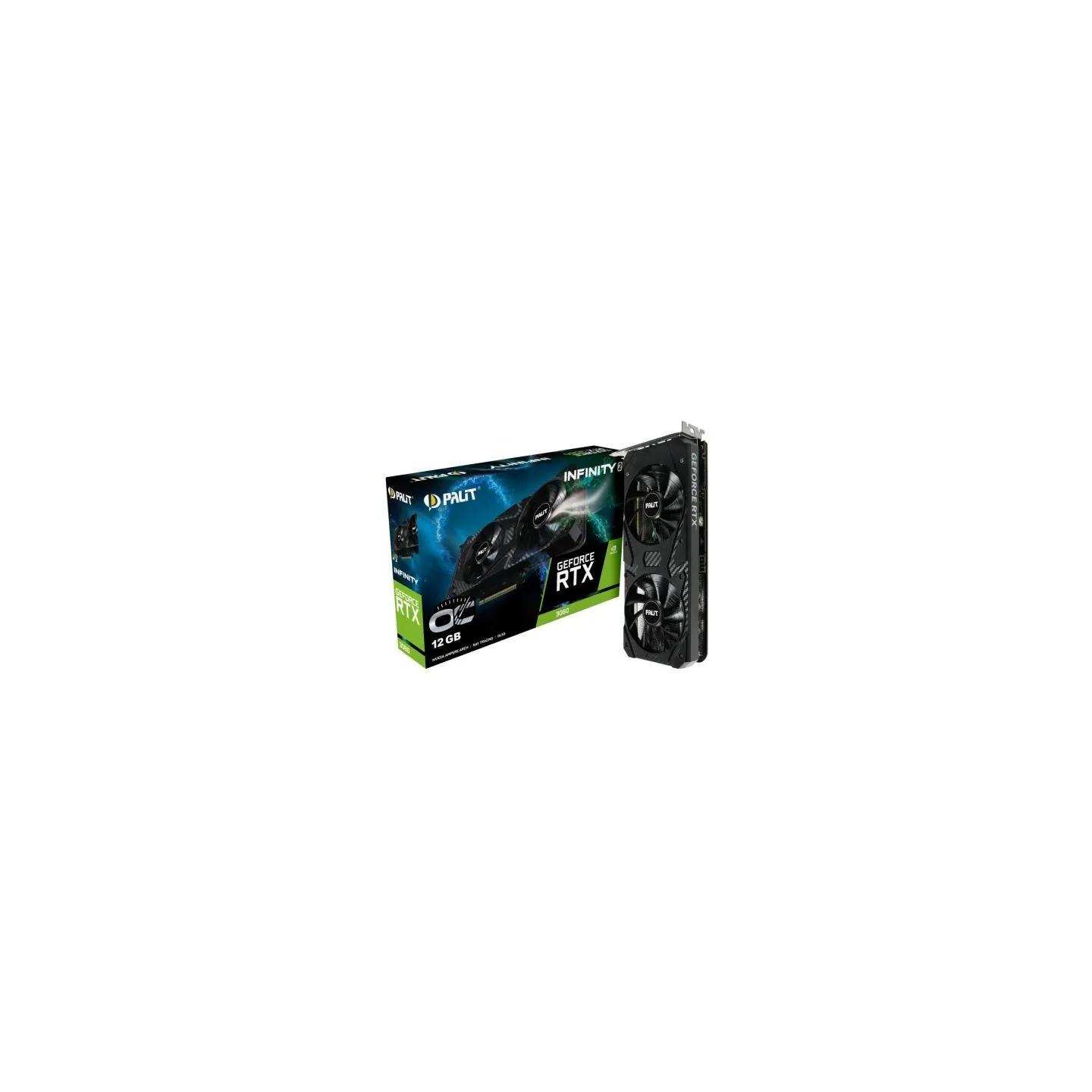 Palit Graphics card GeForce RTX 3060 INFINITY 2 OC 12GB GDDR6 192bit 3DP/HDMI