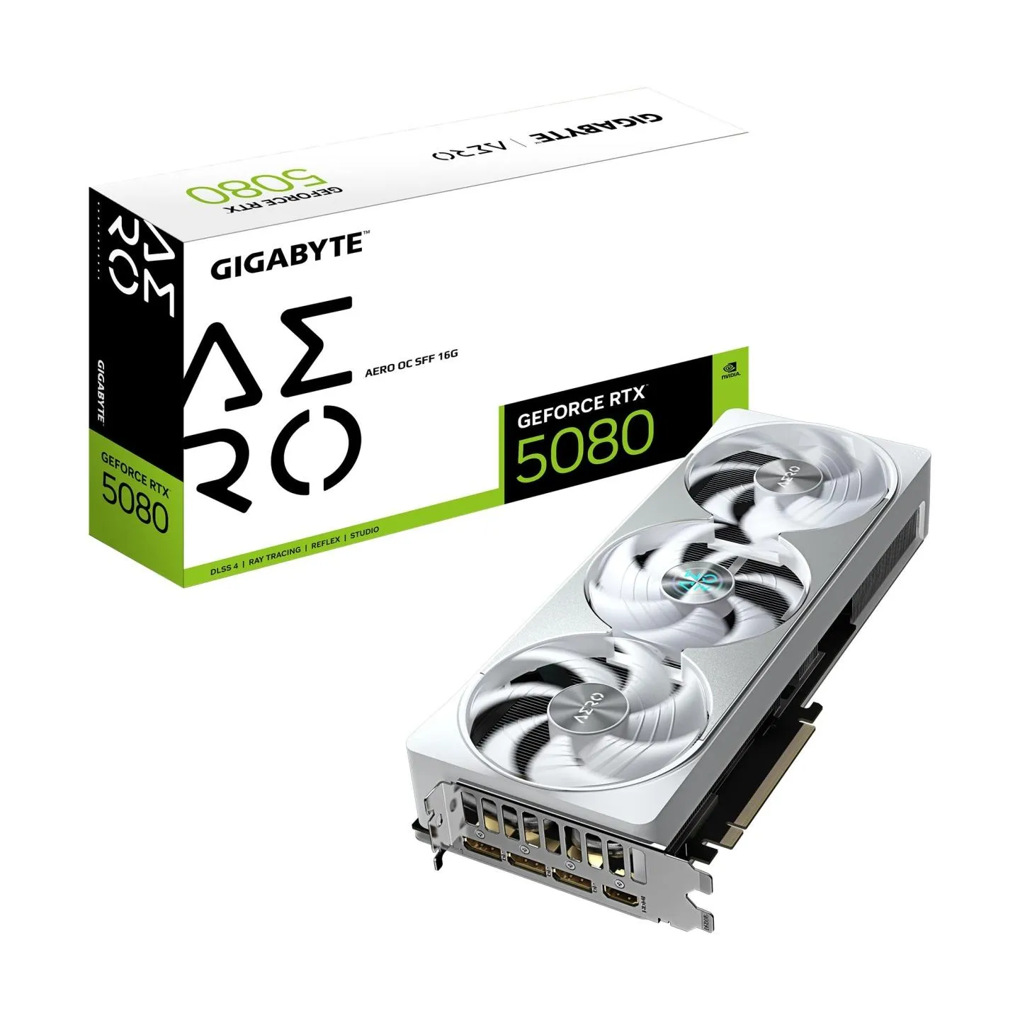 Gigabyte Graphics Card|GIGABYTE|NVIDIA GeForce RTX 5080|16 GB|GDDR7|256 bit|PCIE 5.0 16x|GPU 2617 MHz|Dual Slot Fansink|GV-N5080