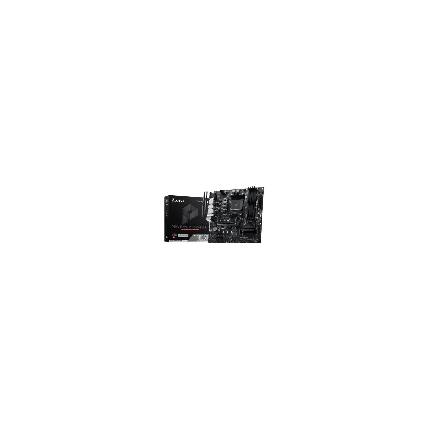 MSI Motherboard PRO B550M-P WIFI6E AM4 4DDR4 mATX