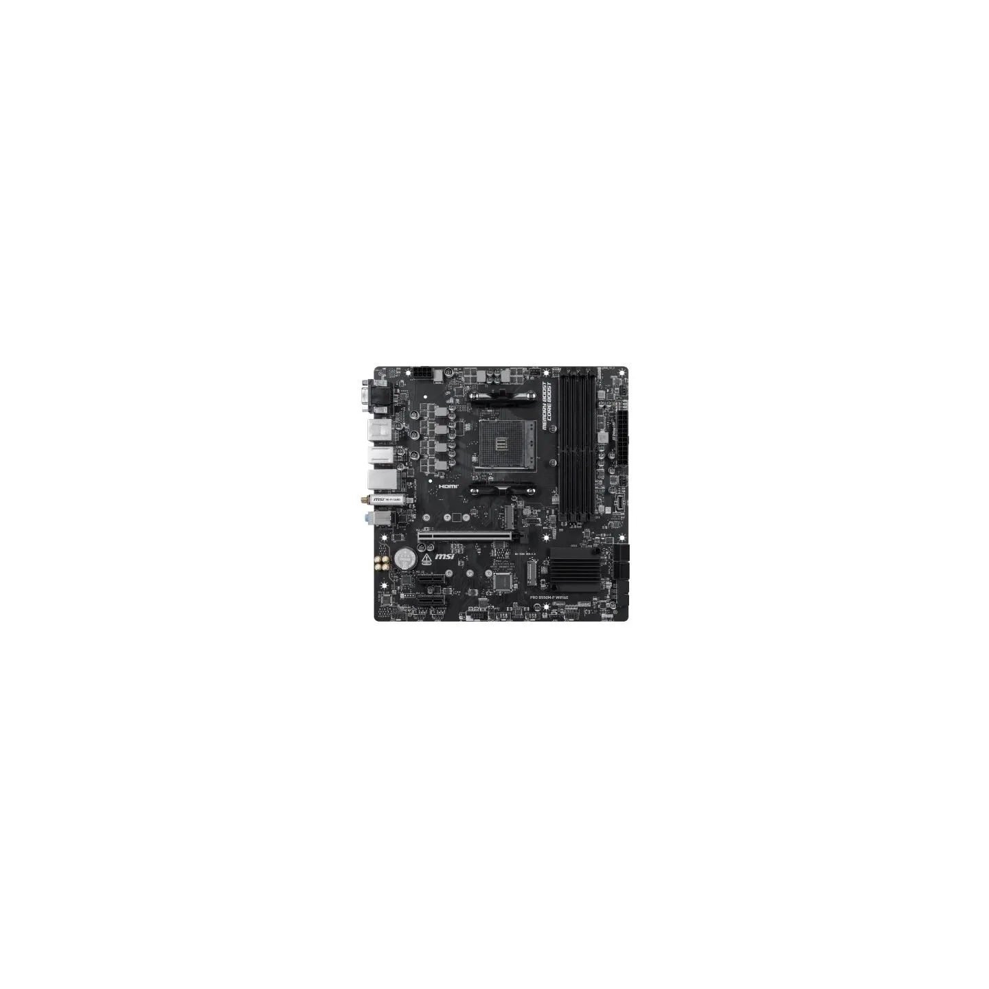 MSI Motherboard PRO B550M-P WIFI6E AM4 4DDR4 mATX