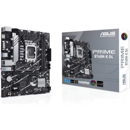 Asus Mainboard|ASUS|Intel B760 Express|LGA1700|Micro-ATX|Memory DDR4|Memory slots 2|2xPCI-Express 4.0 1x|1xPCI-Express 4.0 16x|2