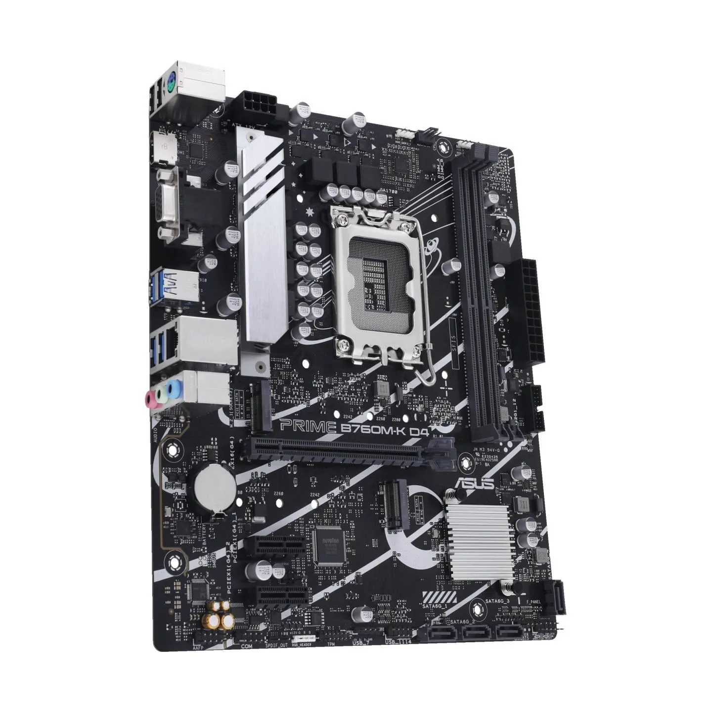 Asus Mainboard|ASUS|Intel B760 Express|LGA1700|Micro-ATX|Memory DDR4|Memory slots 2|2xPCI-Express 4.0 1x|1xPCI-Express 4.0 16x|2