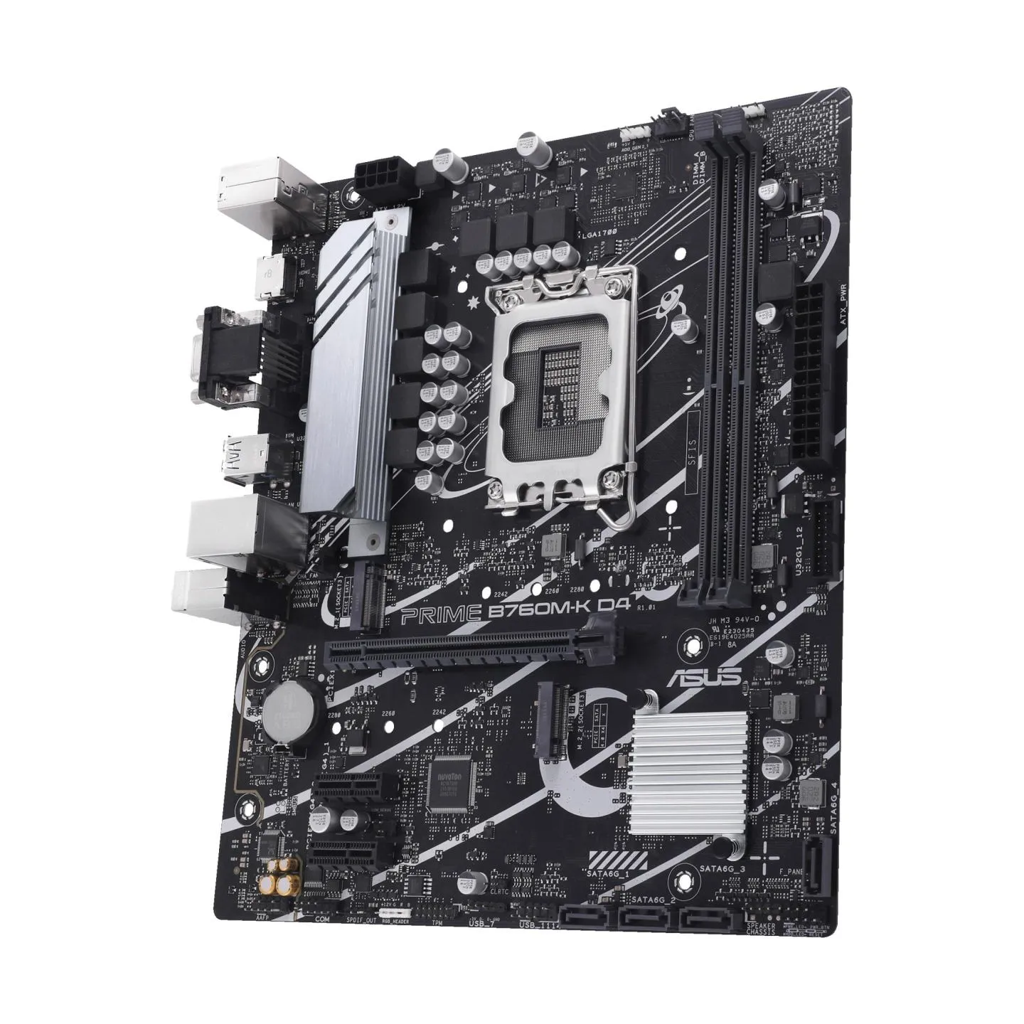 Asus Mainboard|ASUS|Intel B760 Express|LGA1700|Micro-ATX|Memory DDR4|Memory slots 2|2xPCI-Express 4.0 1x|1xPCI-Express 4.0 16x|2