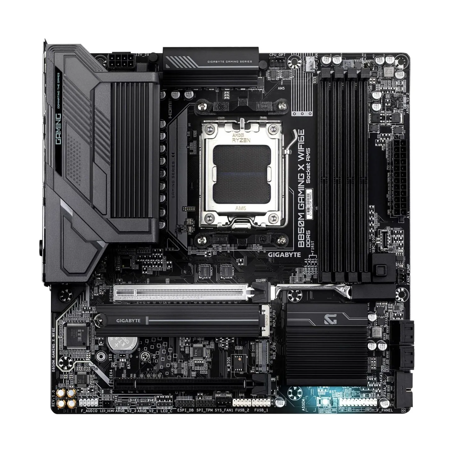Gigabyte Mainboard|GIGABYTE|AMD B850|Socket AM5|micro ATX|RAM DDR5-SDRAM|4xSlots|Wi-Fi Yes|Bluetooth Yes|2xNumber of M.2 (M) slo