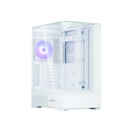 Zalman P40 PRISM PLUS, ATX Mid Tower PC Case, 3  x 120mm ARGB Fans, White