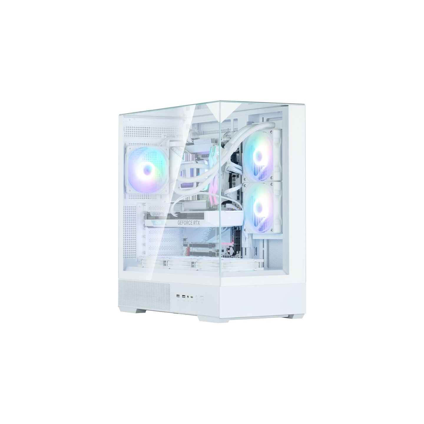 Zalman P40 PRISM PLUS Mid-Tower White