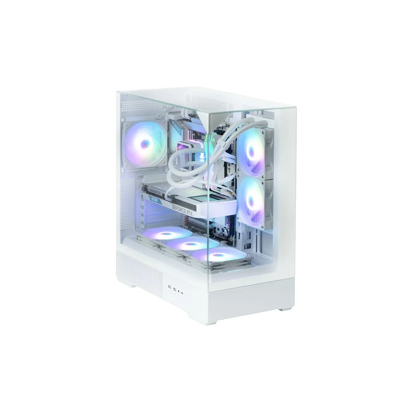 Zalman P40 PRISM PLUS Mid-Tower White