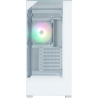Zalman P40 PRISM PLUS, ATX Mid Tower PC Case, 3  x 120mm ARGB Fans, White