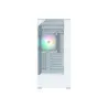 Zalman P40 PRISM PLUS, ATX Mid Tower PC Case, 3  x 120mm ARGB Fans, White