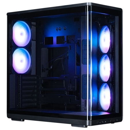 Zalman P60, ATX Mid Tower PC Case, 5 x 120mm ARGB Fans, Black
