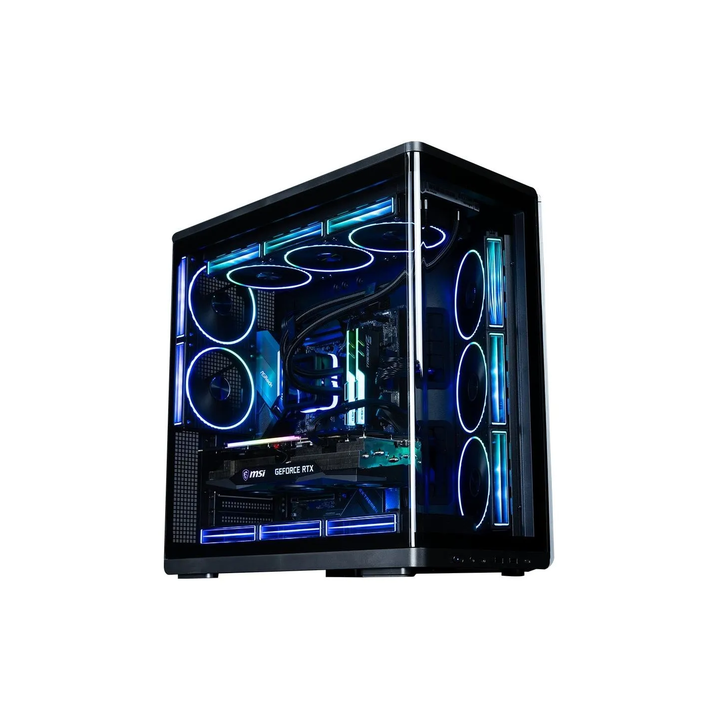 Zalman PC case P60 Mid-Tower 5x ARGB fans black