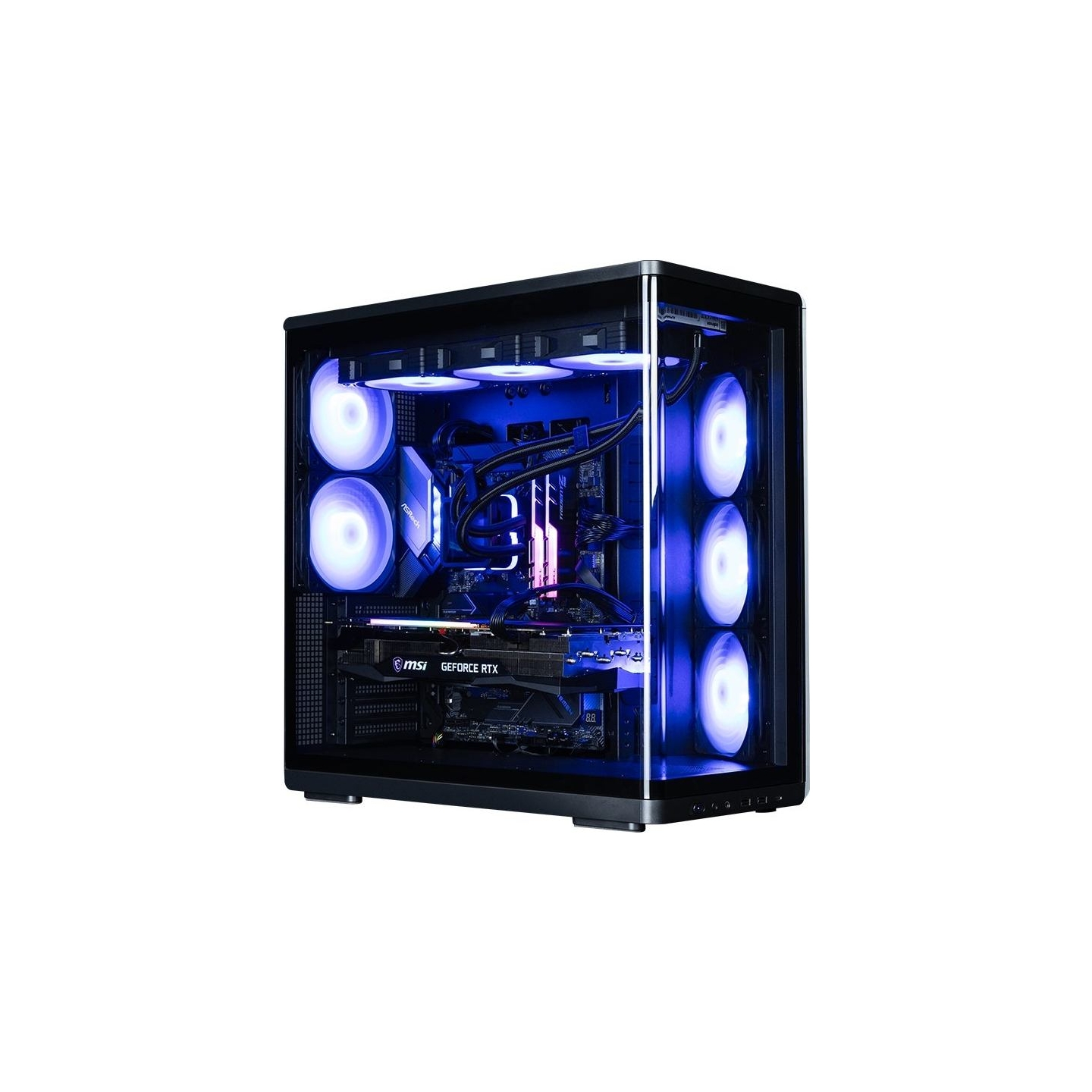 Zalman PC case P60 Mid-Tower 5x ARGB fans black