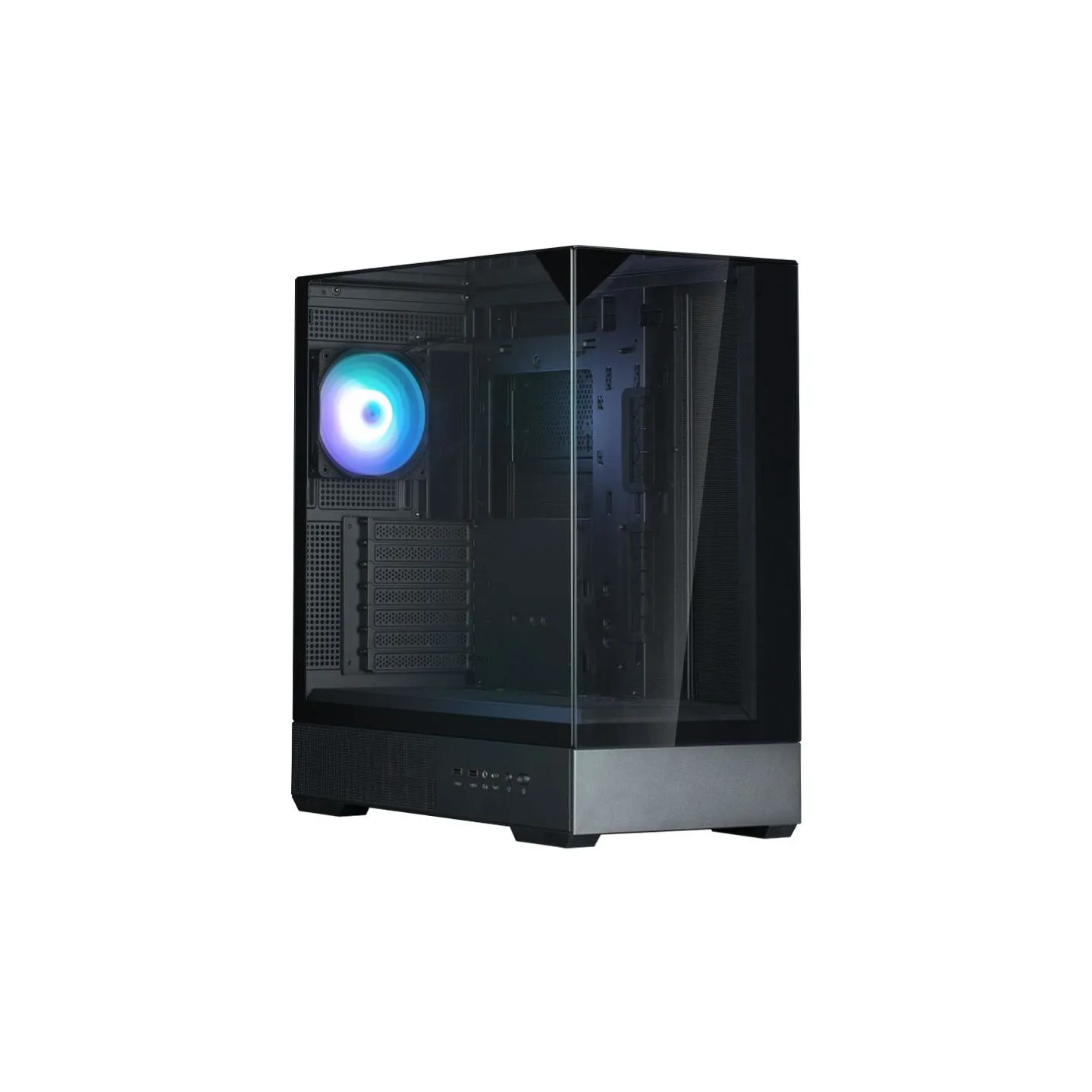 Zalman P40 PRISM PLUS, ATX Mid Tower PC Case, 4  x 120mm ARGB Fans, Black
