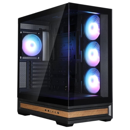 Zalman P40 NAMU, ATX Mid Tower PC Case, 4  x 120mm ARGB Fans, Black