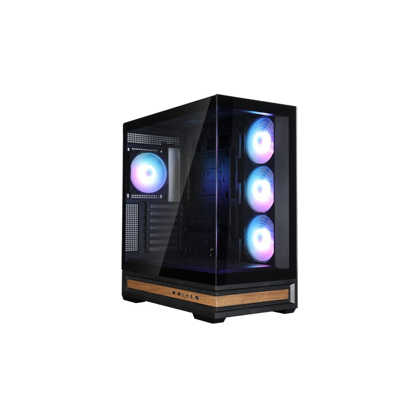 Zalman P40 NAMU, ATX Mid Tower PC Case, 4  x 120mm ARGB Fans, Black
