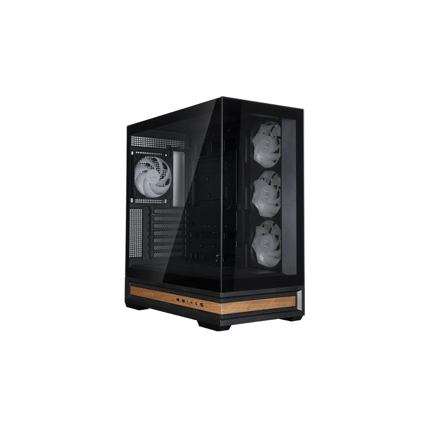 Zalman P40 NAMU, ATX Mid Tower PC Case, 4  x 120mm ARGB Fans, Black