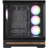 Zalman P40 NAMU, ATX Mid Tower PC Case, 4  x 120mm ARGB Fans, Black
