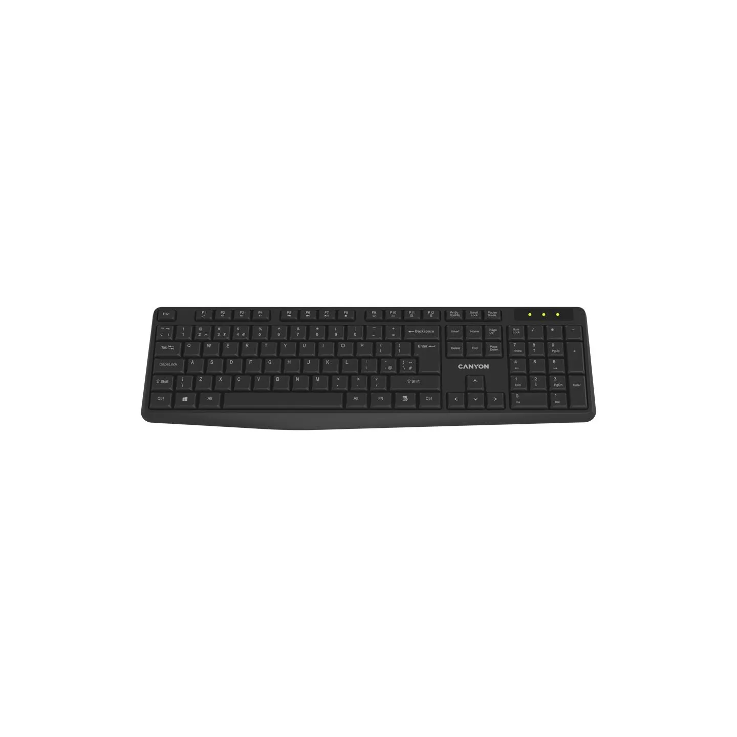 Canyon keyboard KB-W01 Wireless Black