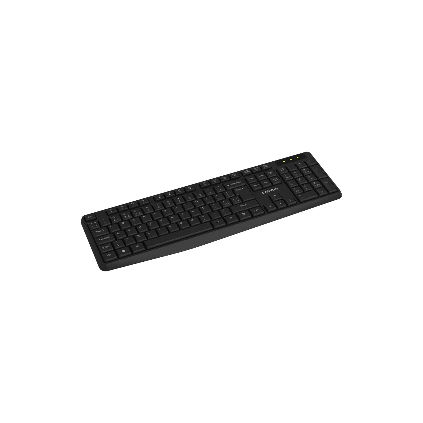 Canyon keyboard KB-W01 Wireless Black