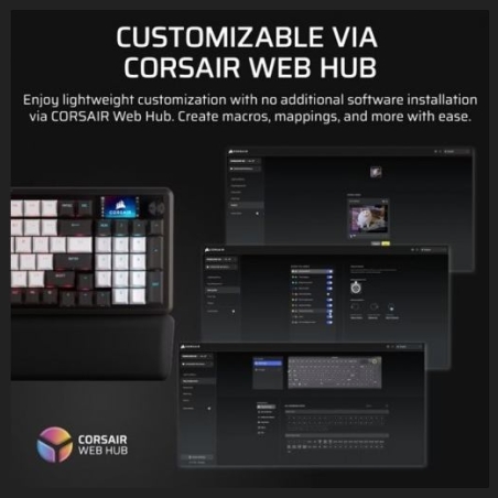 Corsair Gaming keyboard Vanguard 96 MLX Plasma Black
