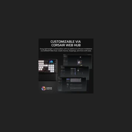 Corsair Gaming keyboard Vanguard 96 MLX Plasma Black