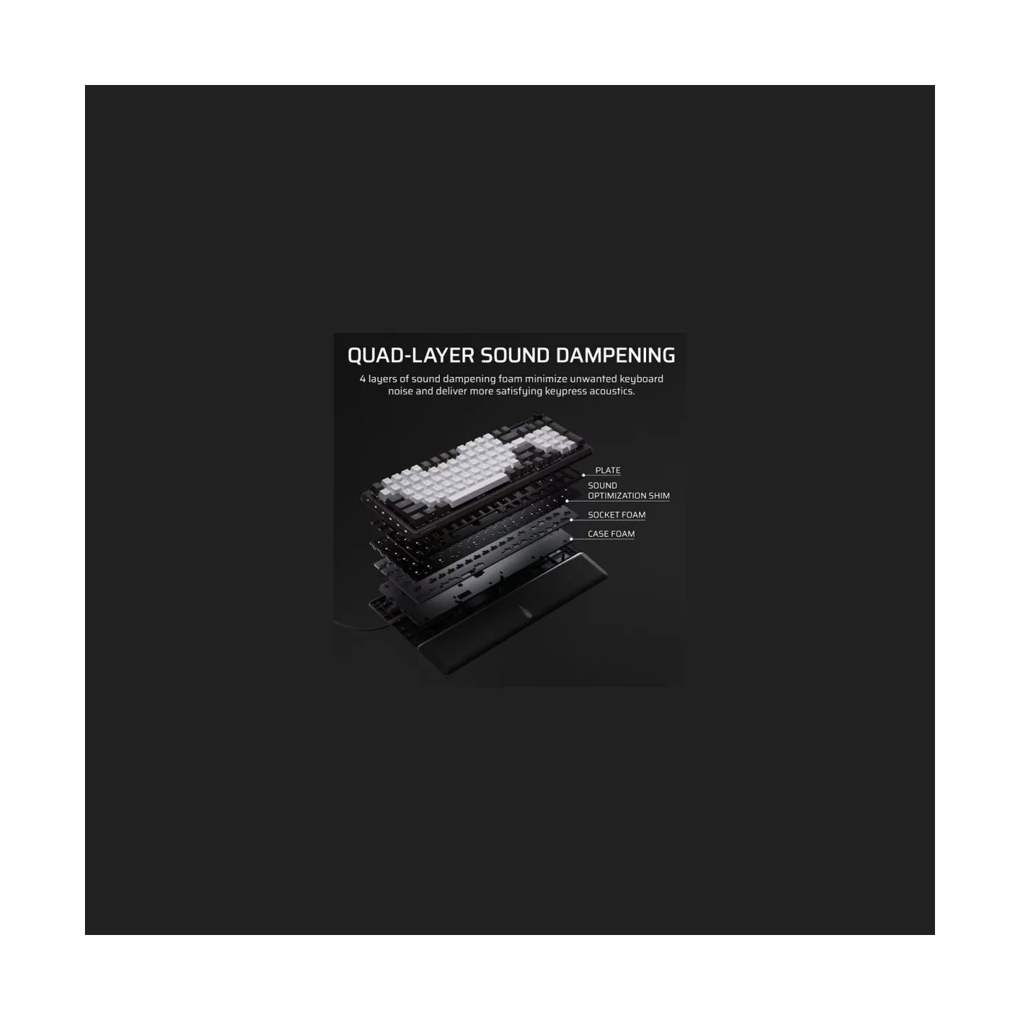 Corsair Gaming keyboard Vanguard 96 MLX Plasma Black