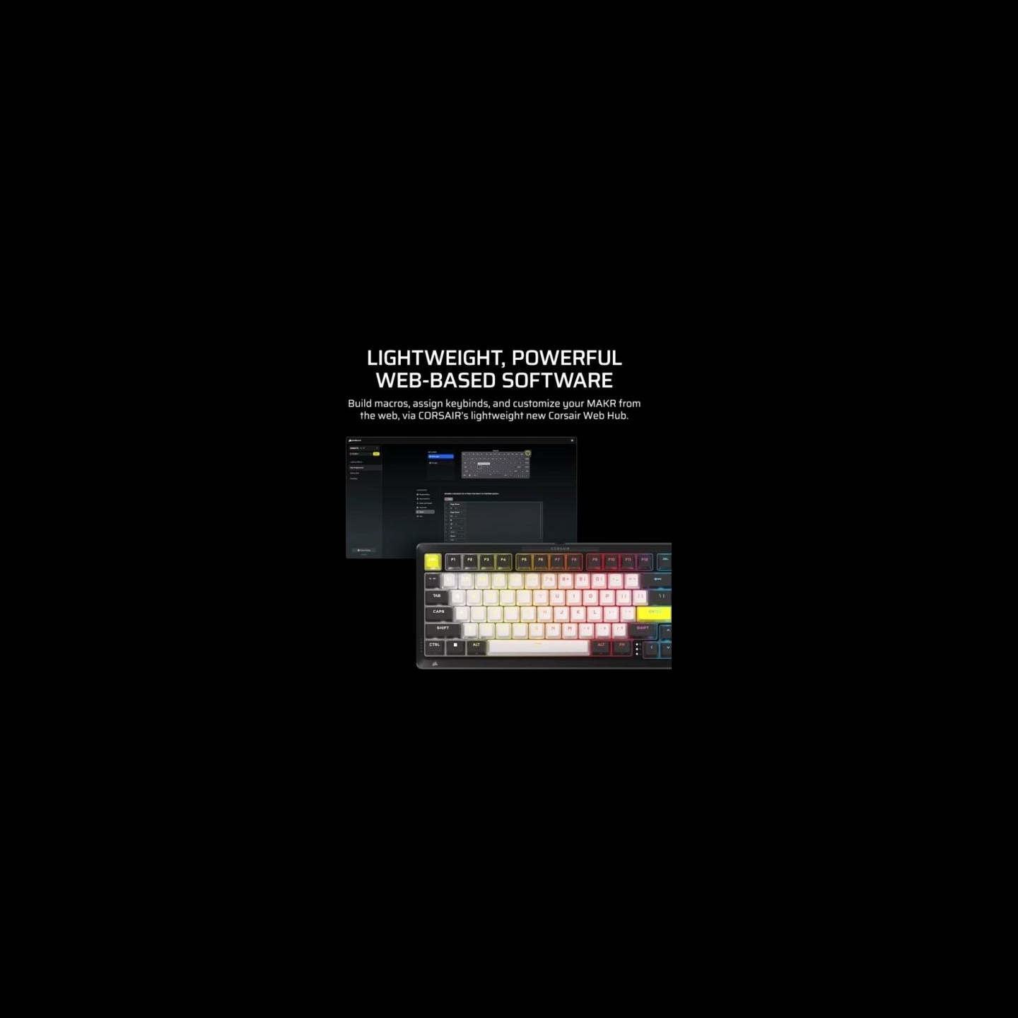 Corsair Gaming Keyboard Makr Pro 75 Carbon