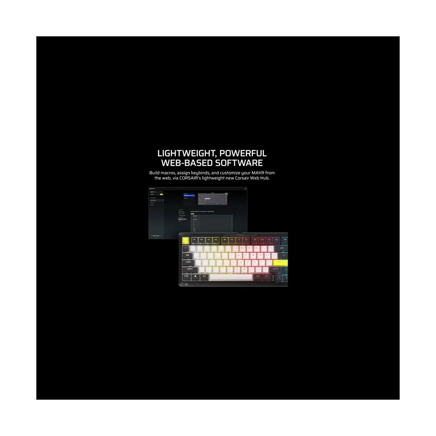 Corsair Gaming Keyboard Makr Pro 75 Carbon