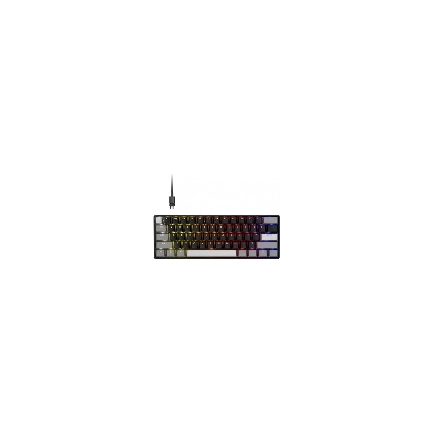 Corsair Gaming Keyboard Clipper Pro Mini 60 Core Black