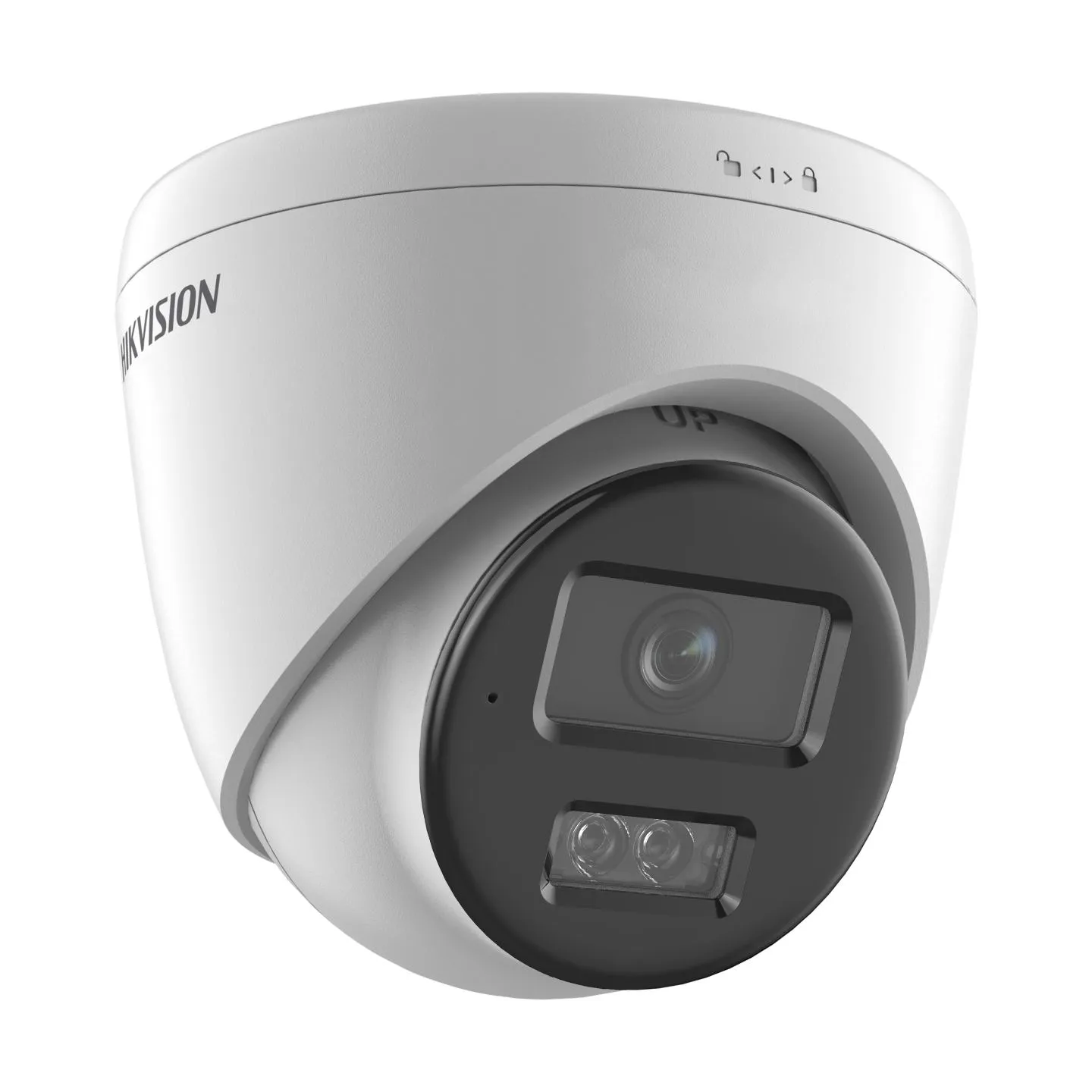 Hikvision 6 MP Smart Hybrid Light Fixed Turret Network Camera | DS-2CD1363G2-LIU | Dome | 6 MP | 2.8mm/4mm | IP67 | H.265+ | mic