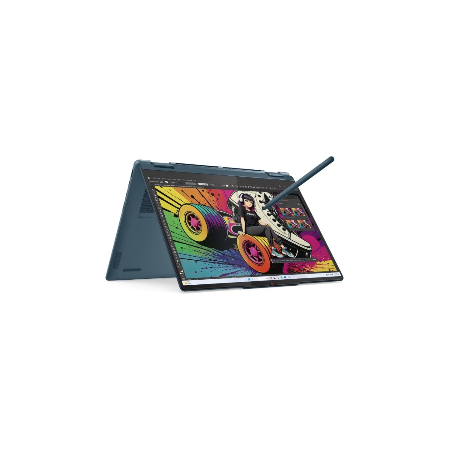 Lenovo - Yoga 7 2-in-1 14AKP10 AMD | Tidal Teal | 14 " | OLED | WUXGA | 1920 x 1200 pixels | AMD Ryzen AI 7 | 350 | 16 GB | Sold