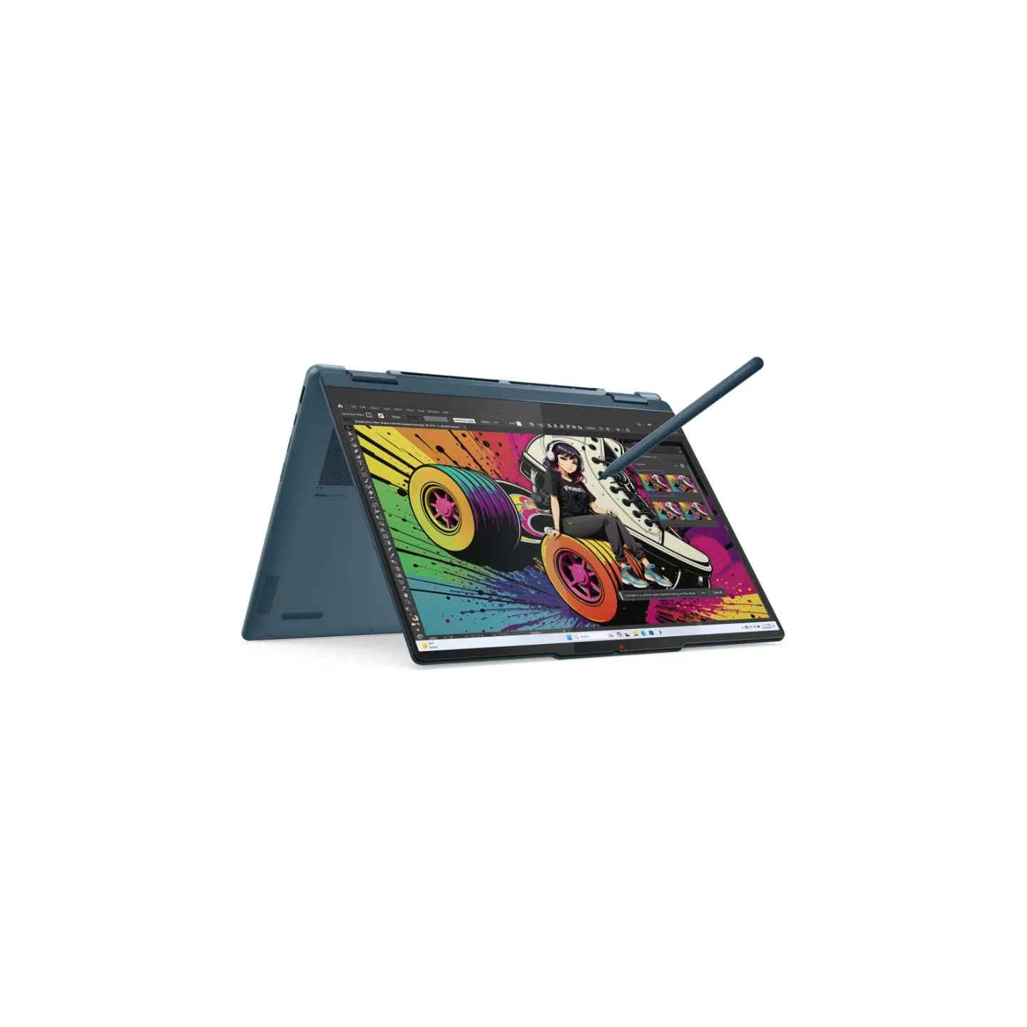 Lenovo - Yoga 7 2-in-1 14AKP10 AMD | Tidal Teal | 14 " | OLED | WUXGA | 1920 x 1200 pixels | AMD Ryzen AI 7 | 350 | 16 GB | Sold
