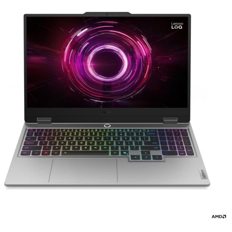 Lenovo - LOQ 15AHP10 | Luna Grey | 15.6 " | IPS | FHD | 1920 x 1080 pixels | Anti-glare | AMD Ryzen 7 | 250 | 16 GB | SODIMM DDR