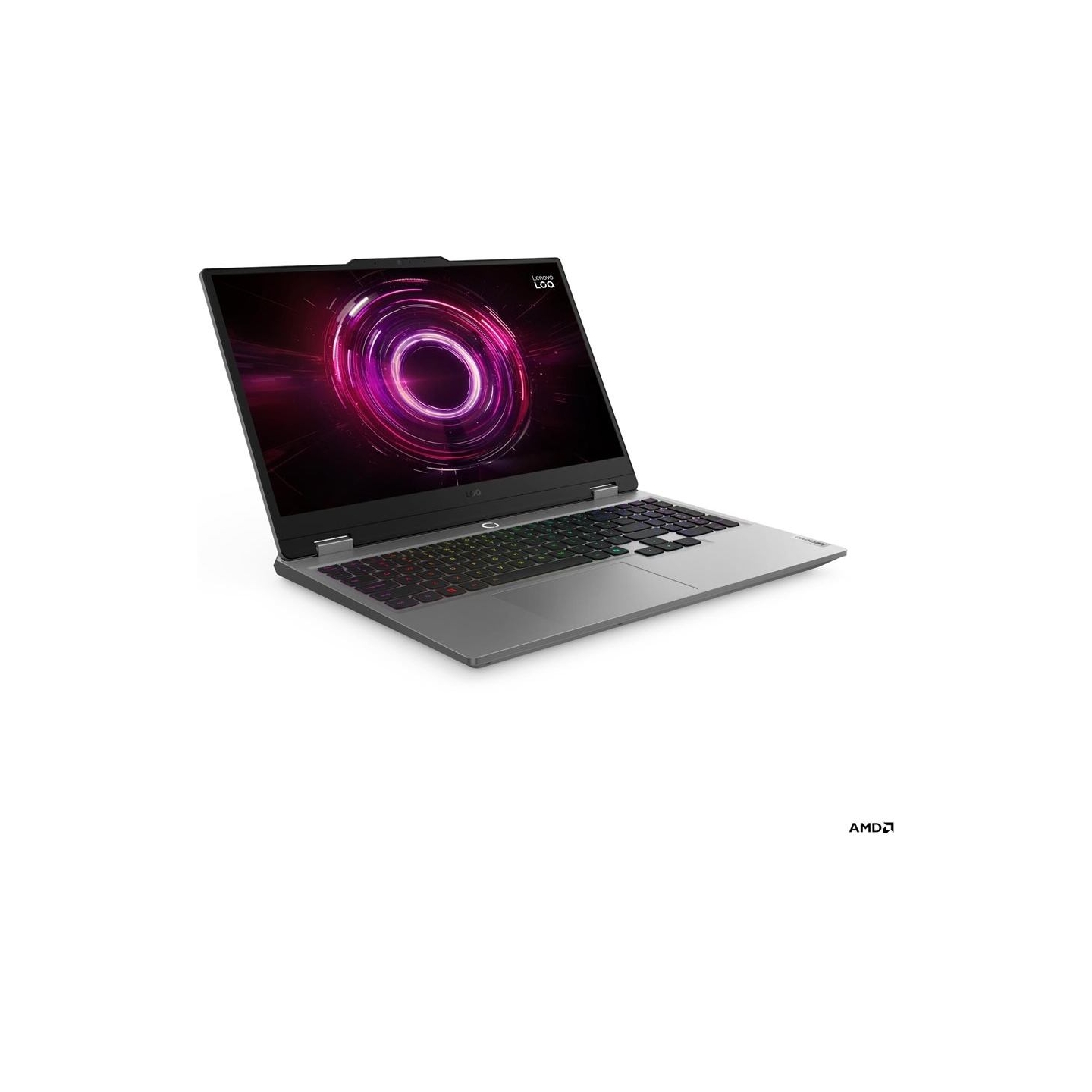 Lenovo - LOQ 15AHP10 | Luna Grey | 15.6 " | IPS | FHD | 1920 x 1080 pixels | Anti-glare | AMD Ryzen 7 | 250 | 16 GB | SODIMM DDR