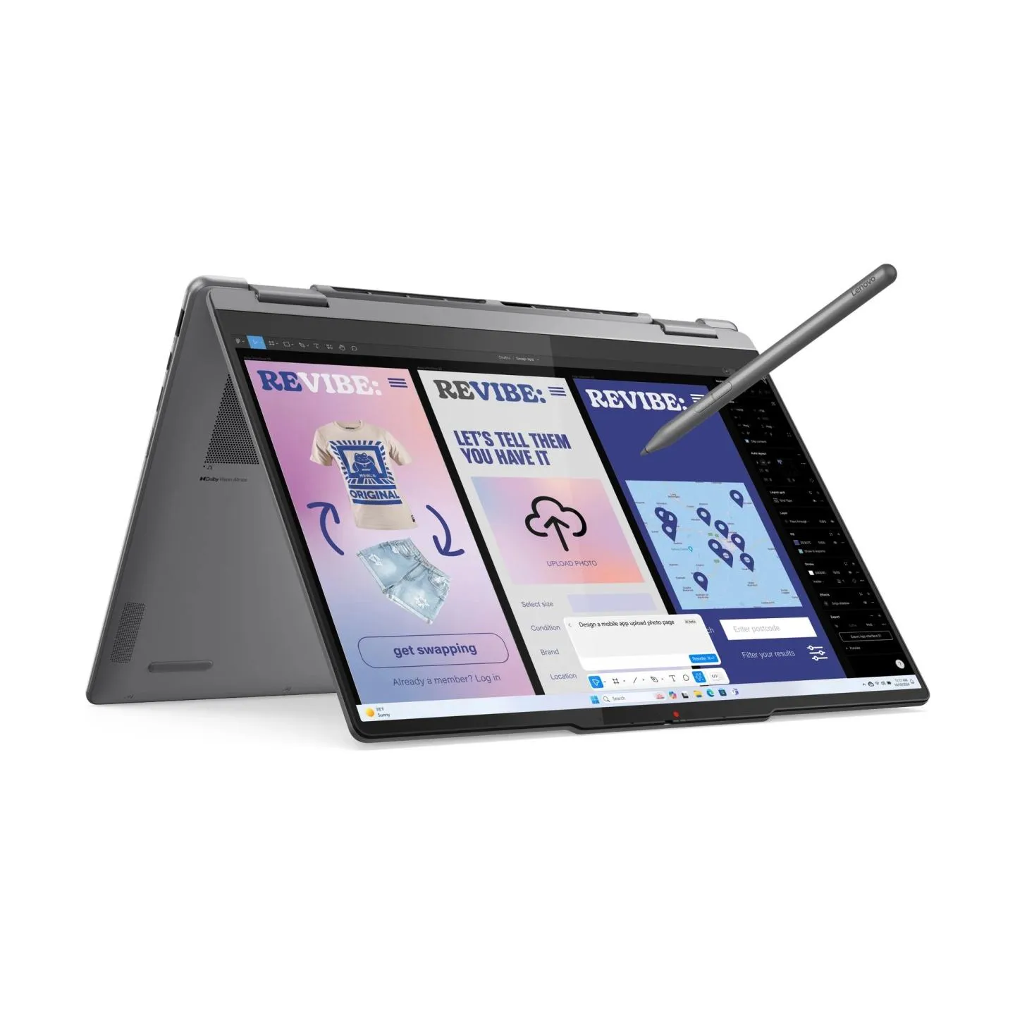 Lenovo - Yoga 7 2-in-1 14ILL10 Intel | Luna Grey | 14 " | OLED | Touchscreen | WUXGA | 1920 x 1200 pixels | Intel Core Ultra 7 |