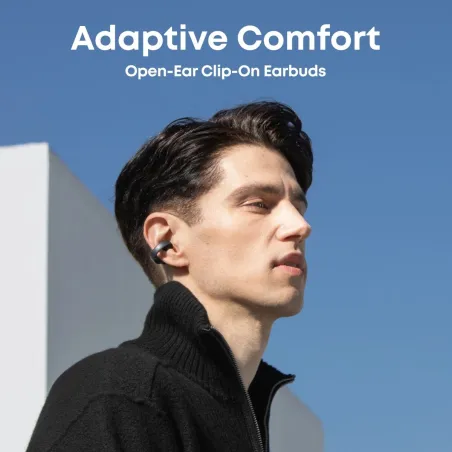 Anker Soundcore | Open-Ear Clip-On Earbuds with Adaptive Comfort | AeroClip