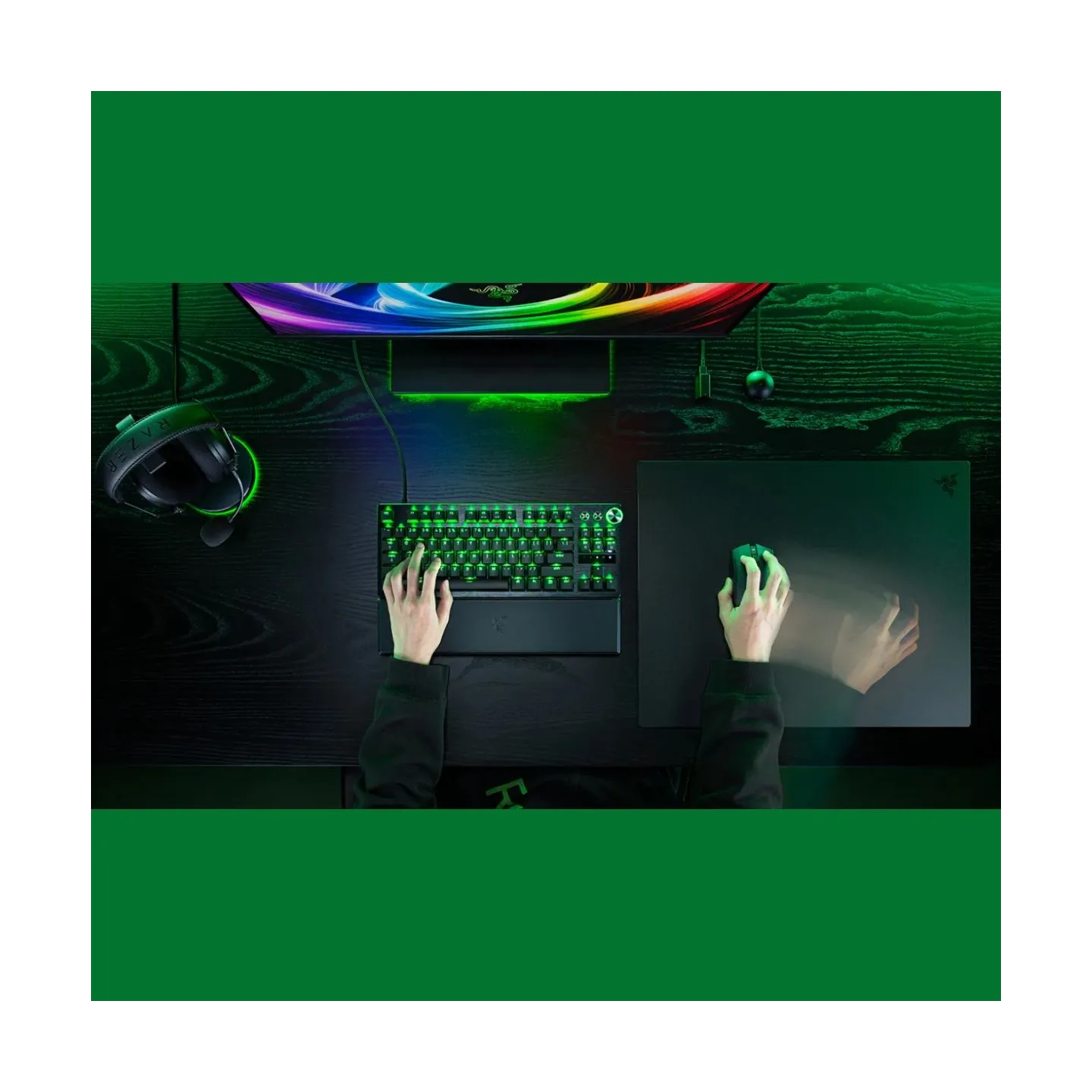 Razer Atlas Pro Ultra-Thin Glass Gaming Mouse Mat | Black