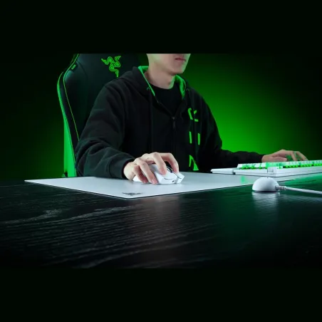 Razer Atlas Pro Ultra-Thin Glass Gaming Mouse Mat | White