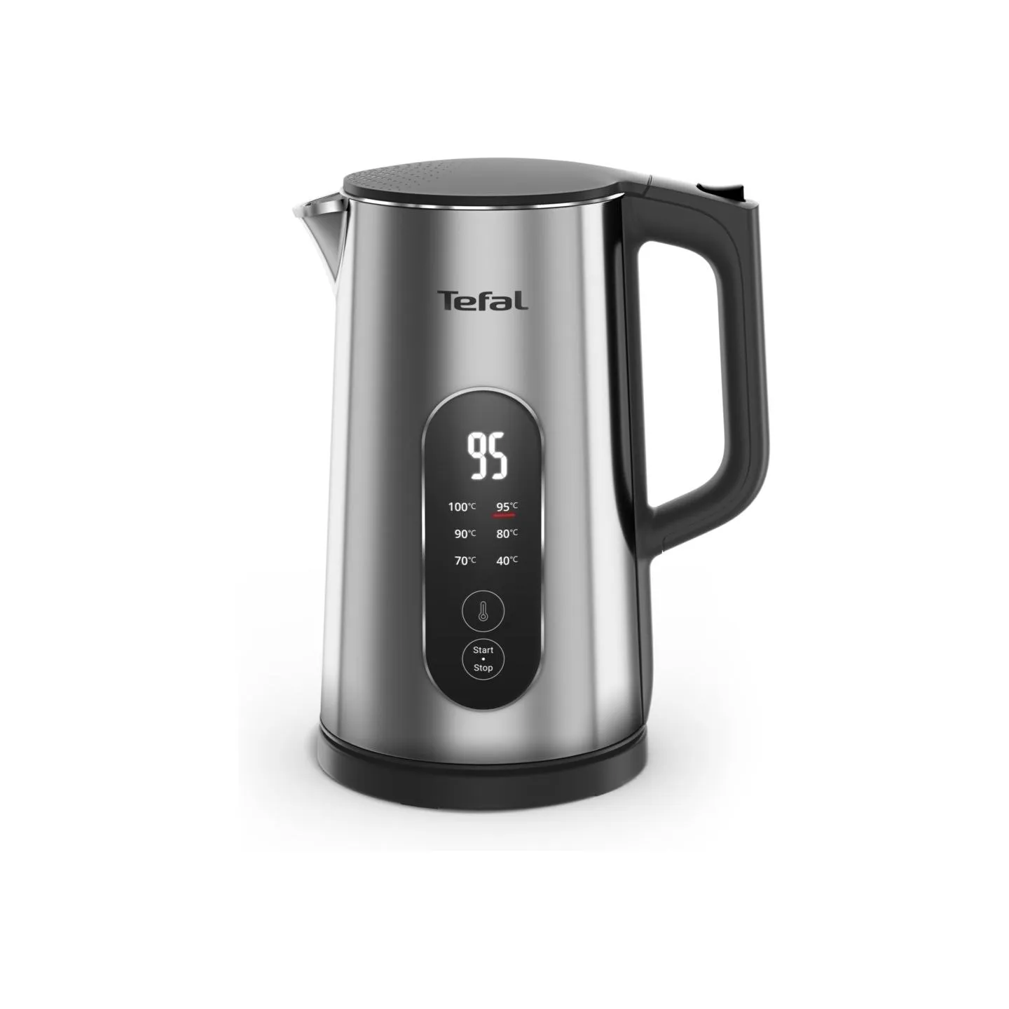 Tefal Selection KI871DE0 | Kettle | Electric | 1500 W | 1.7 L | Plastic | 360° rotational base | Stainless steel