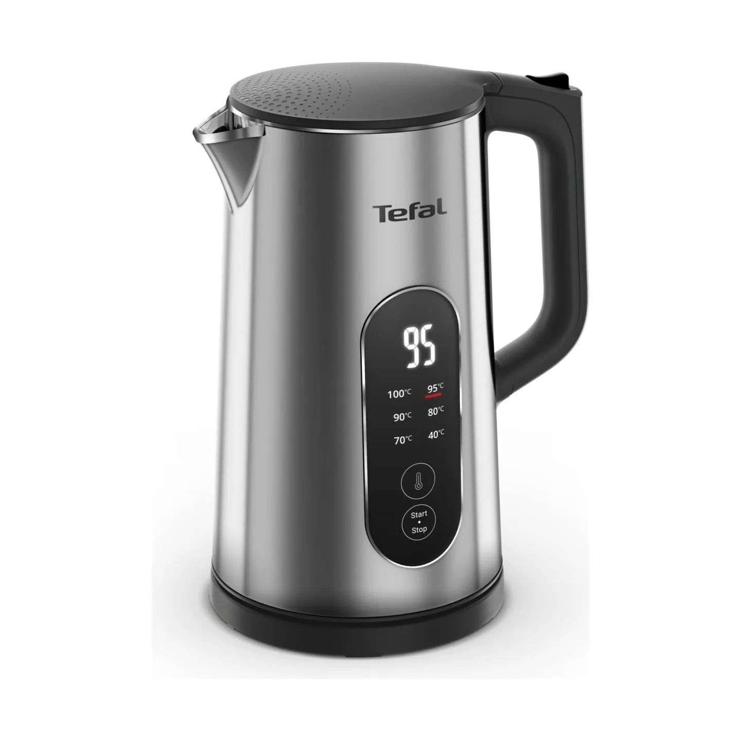 Tefal Selection KI871DE0 | Kettle | Electric | 1500 W | 1.7 L | Plastic | 360° rotational base | Stainless steel